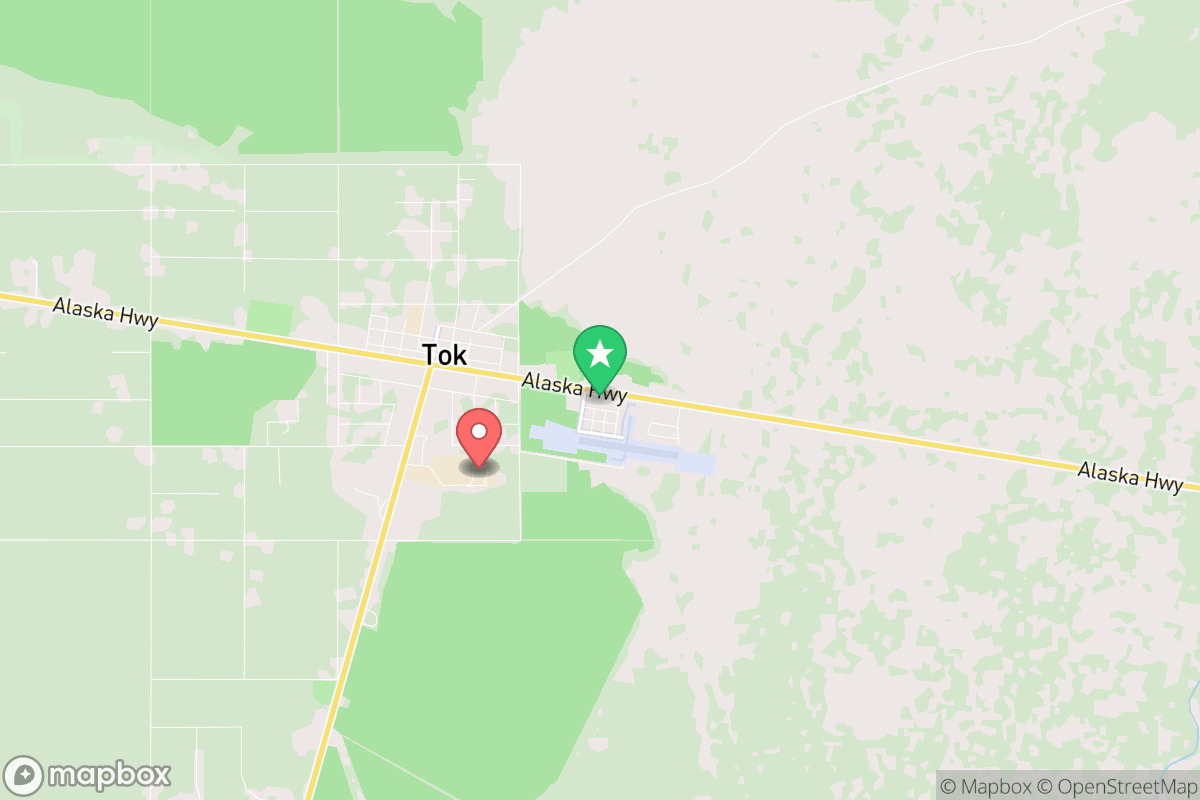 Map of Alaska Gateway School District
