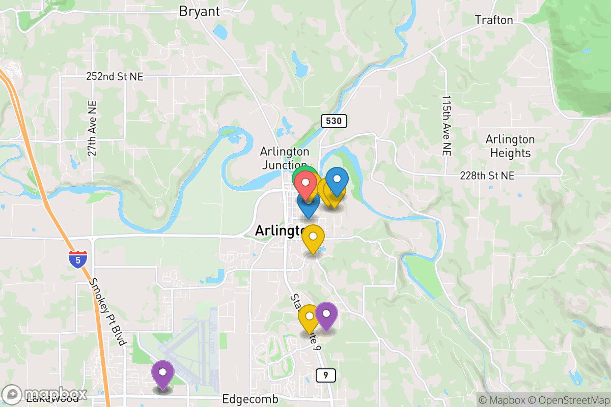 Map of Arlington School District