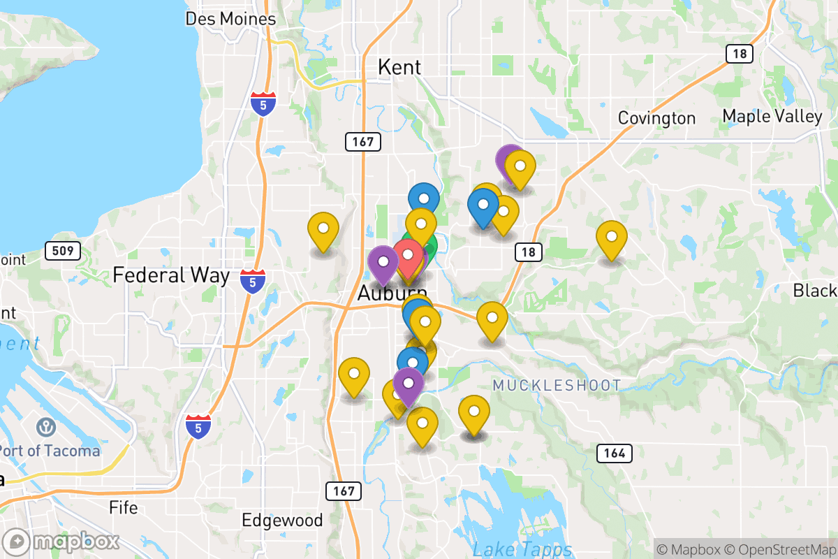 Map of Auburn School District