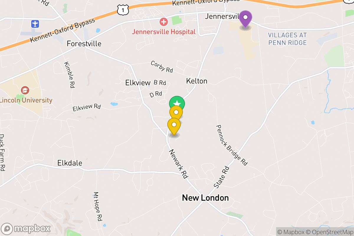 Map of Avon Grove School District