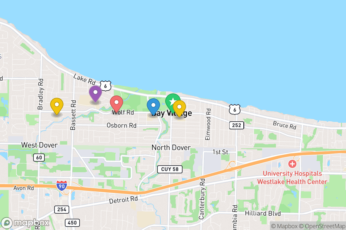 Map of Bay Village City