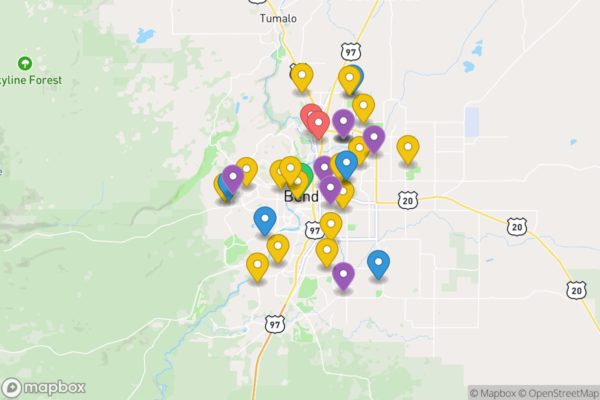 Map of Bend-LaPine Administrative SD 1