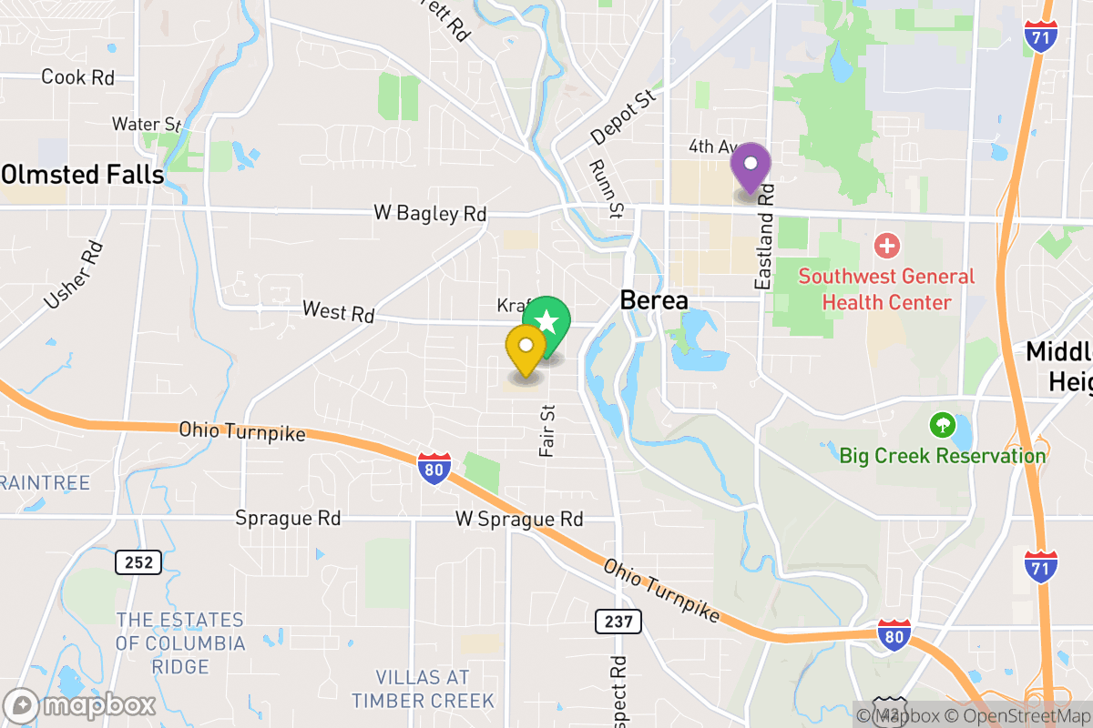 Map of Berea City