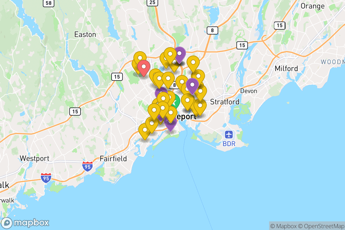 Map of Bridgeport School District