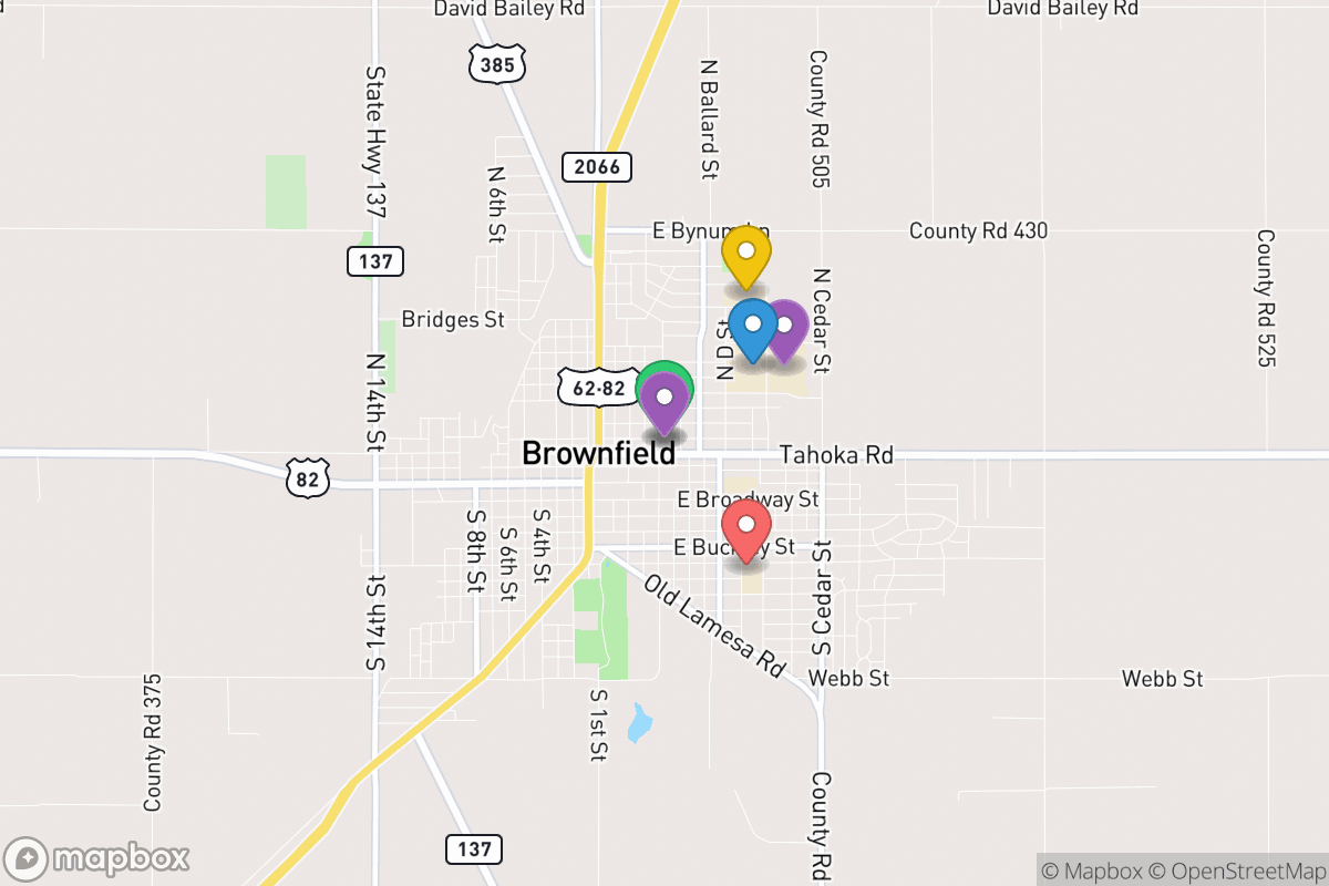 Map of Brownfield ISD