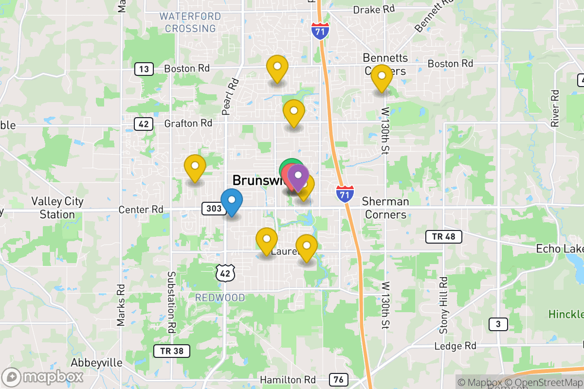 Map of Brunswick City School District