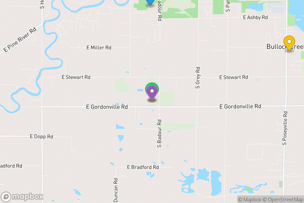 Map of Bullock Creek School District
