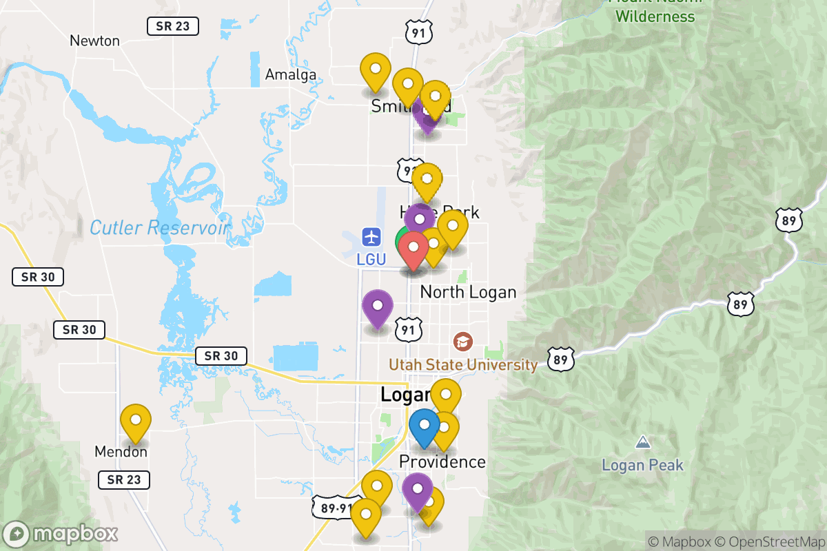 Map of Cache District