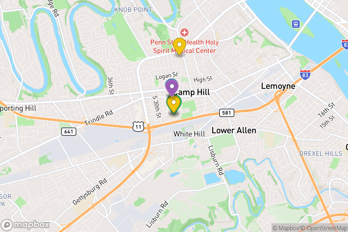 Map of Camp Hill School District