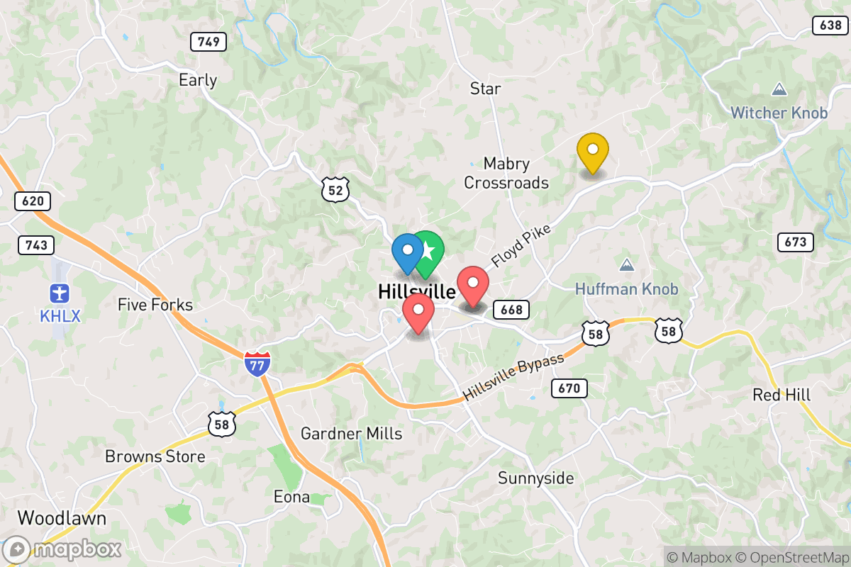 Map of Carroll County Public Schools