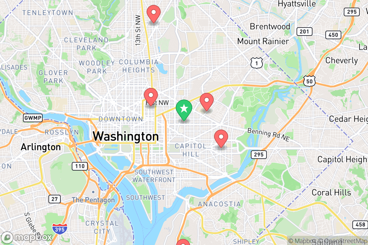Map of Center City PCS