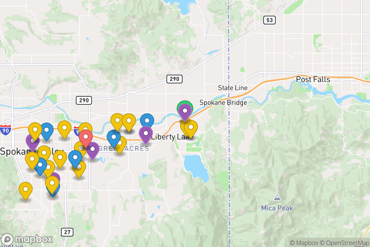 Map of Central Valley School District