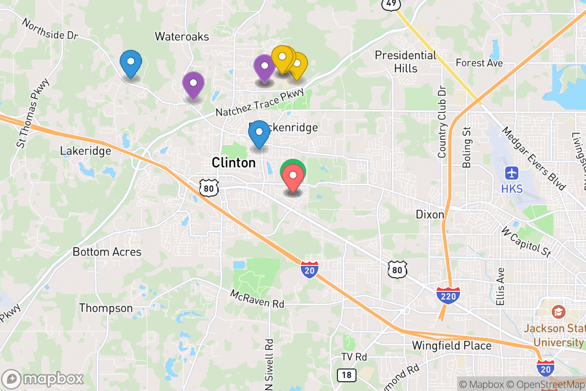 Map of Clinton Public School Dist
