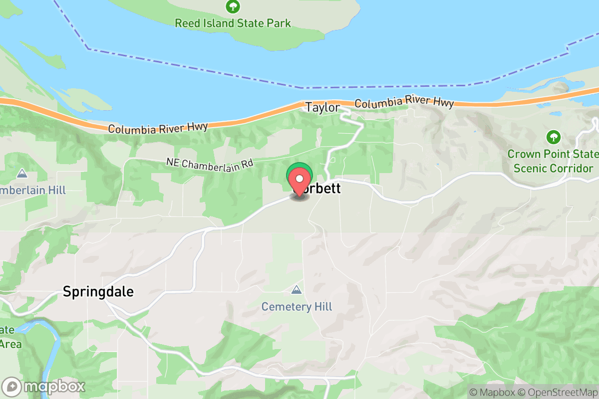 Map of Corbett SD 39