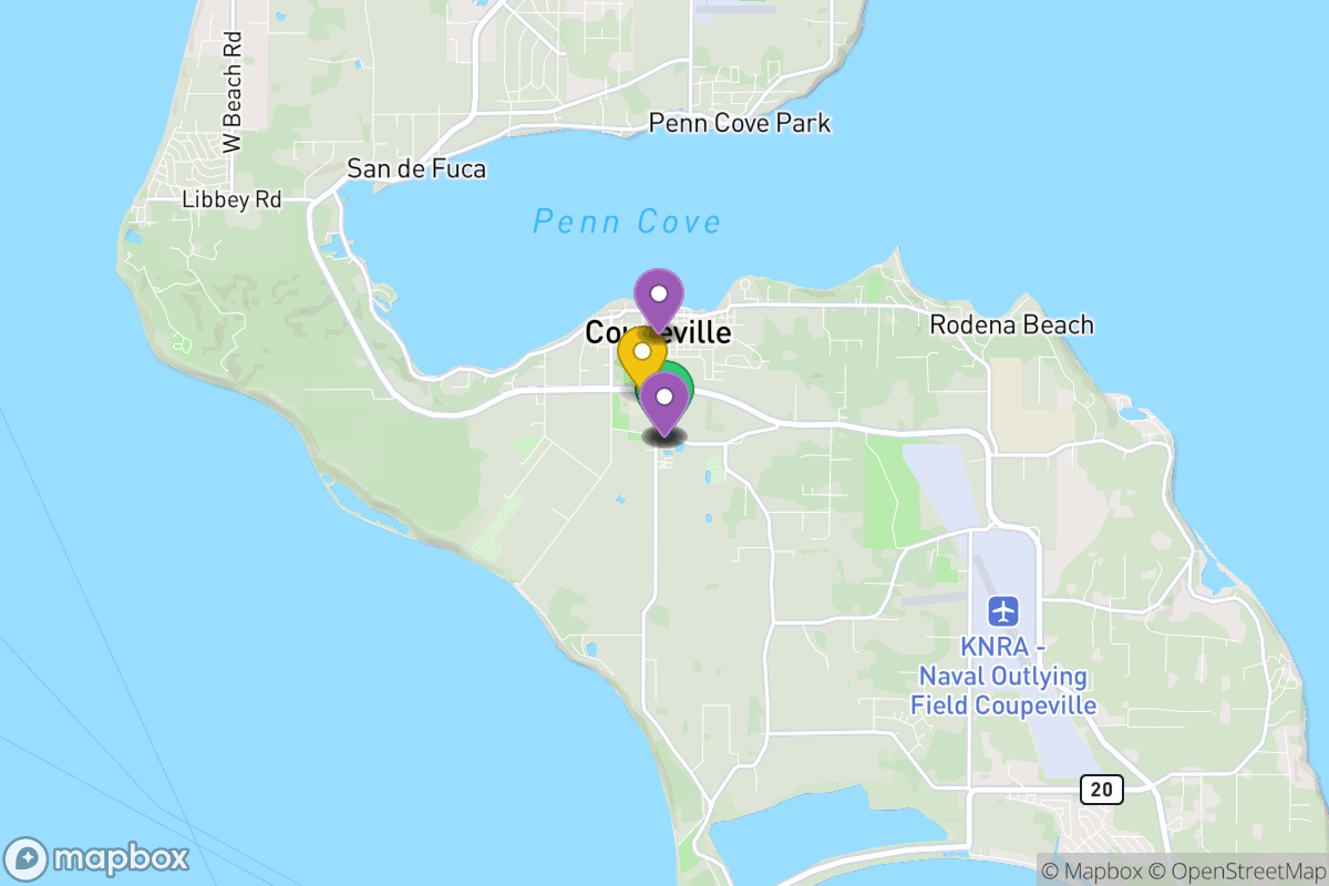 Map of Coupeville School District
