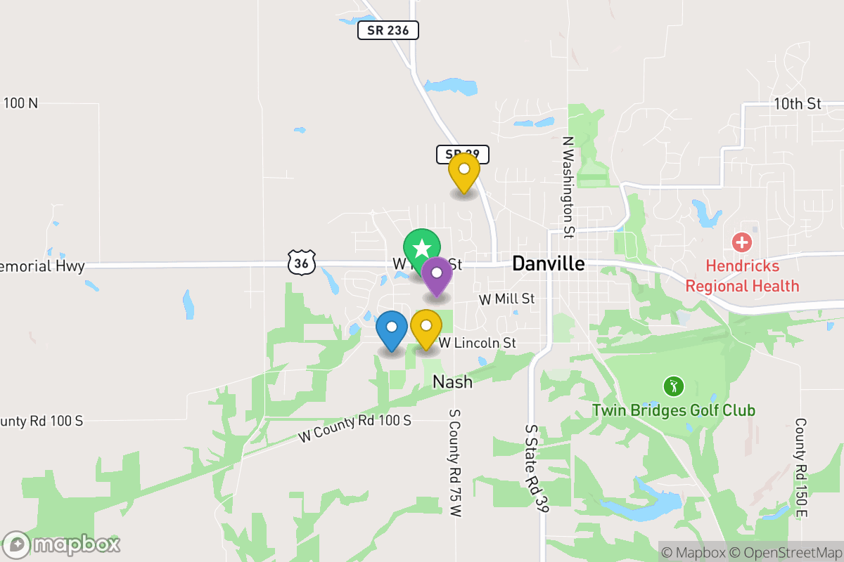 Map of Danville Community School Corp