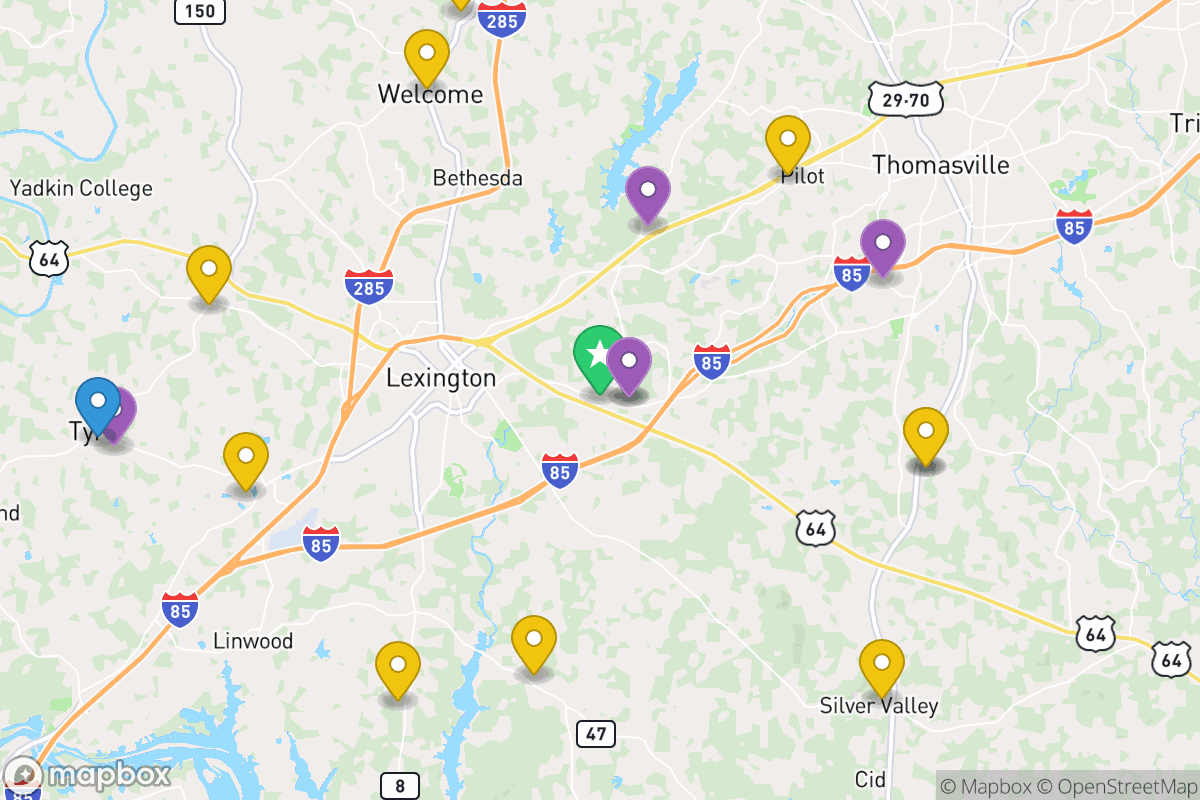 Map of Davidson County Schools