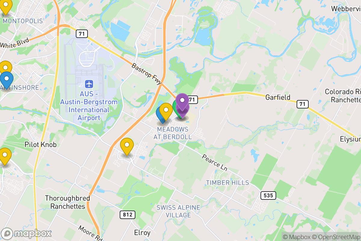 Map of Del Valle ISD