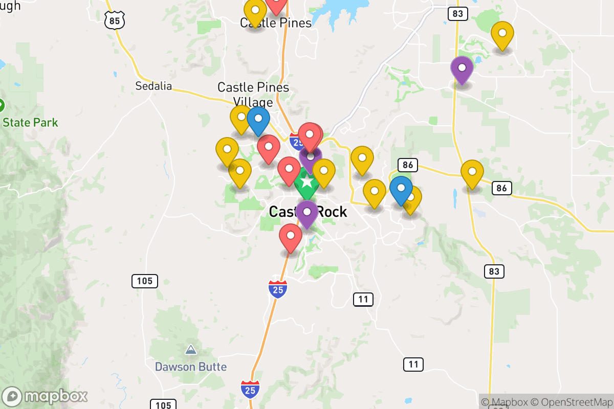 Map of Douglas County School District No. Re 1