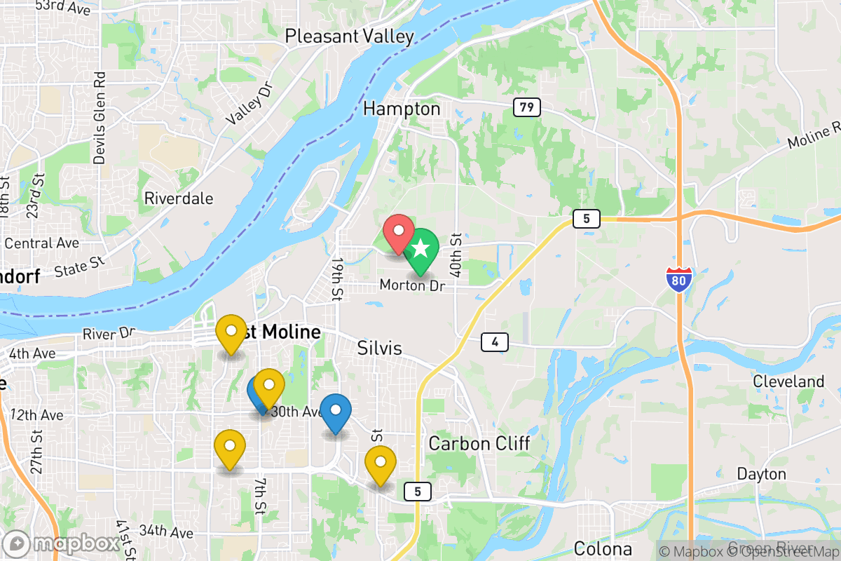 Map of East Moline SD 37