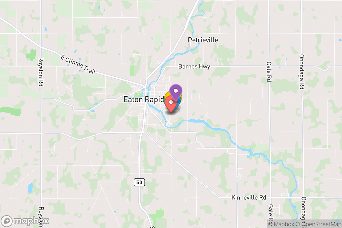 Map of Eaton Rapids Public Schools