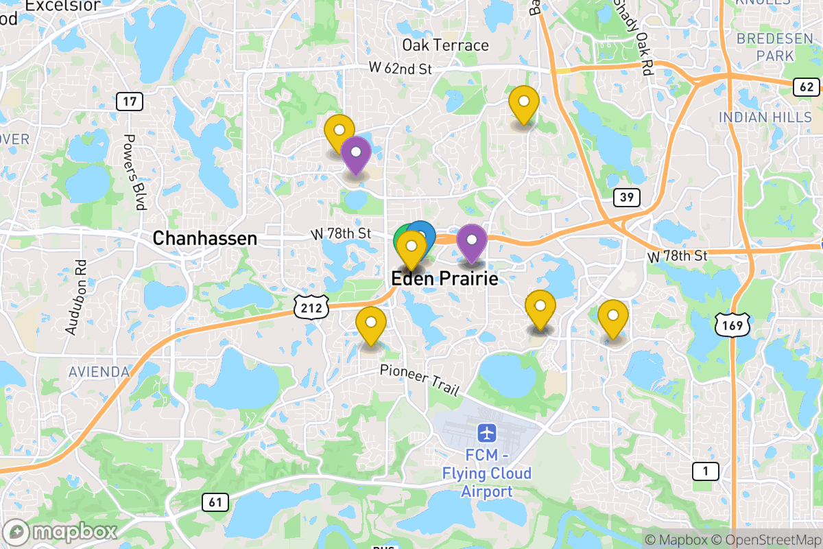 Map of Eden Prairie Public School District