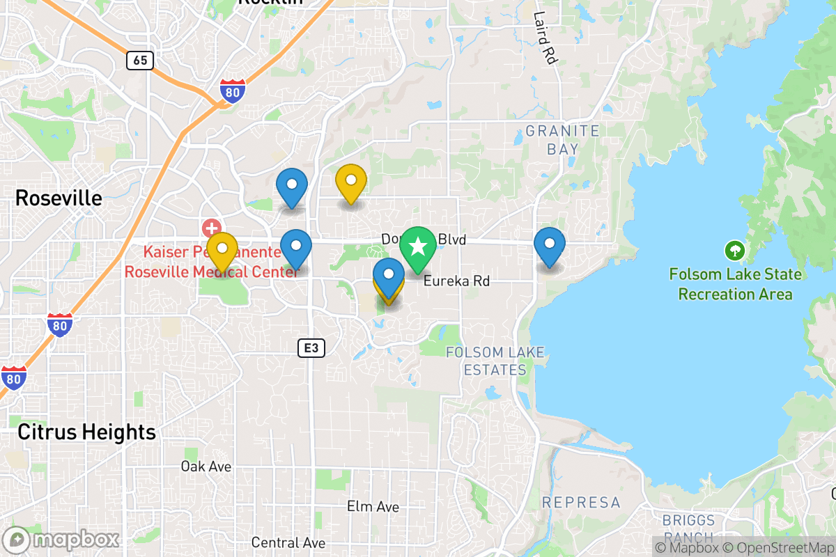 Map of Eureka Union School District