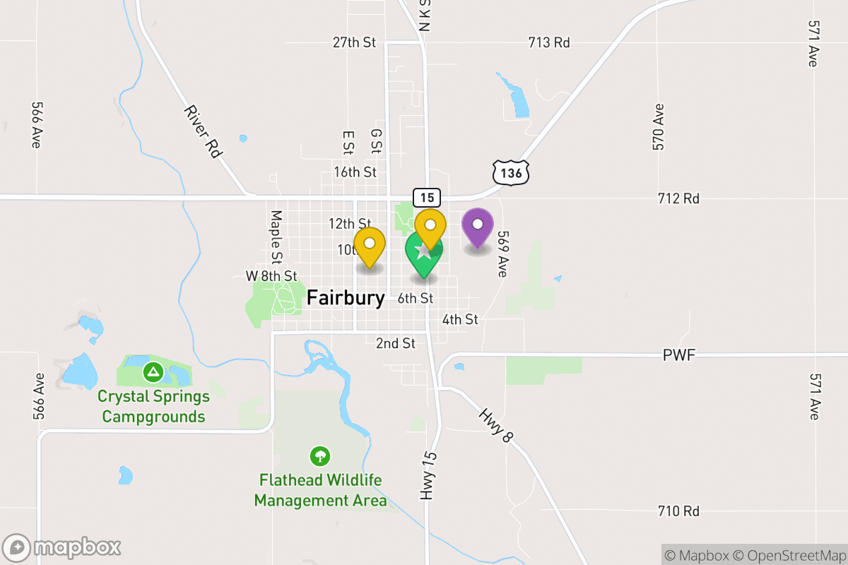 Map of Fairbury Public Schools