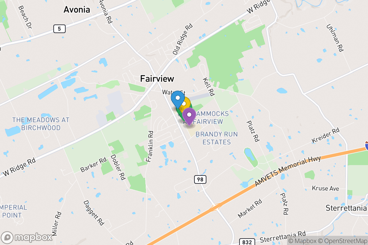 Map of Fairview School District