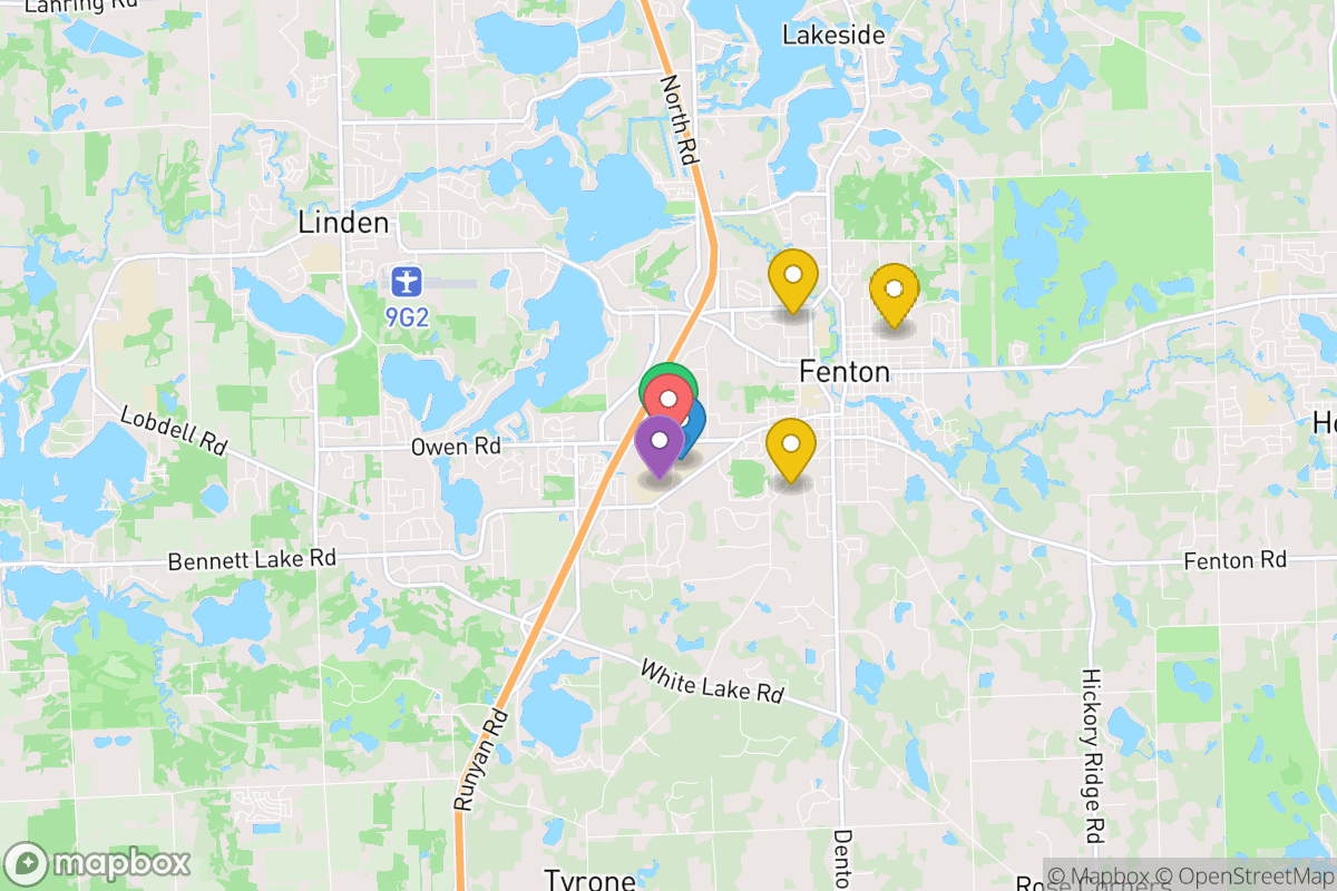 Map of Fenton Area Public Schools