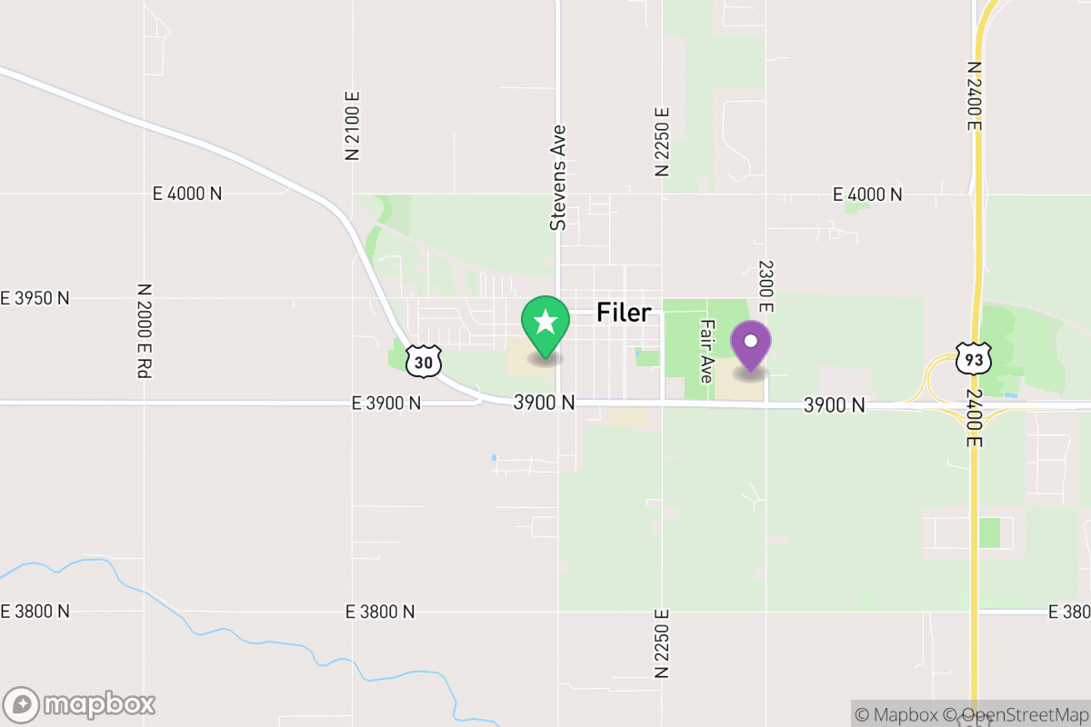Map of Filer District