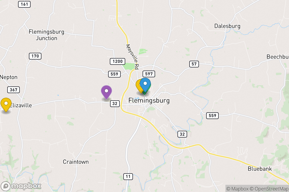 Map of Fleming County Public Schools