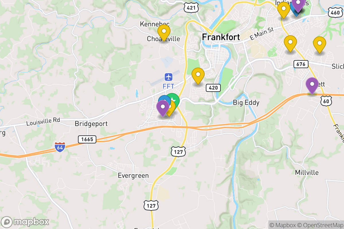 Map of Franklin County Public Schools