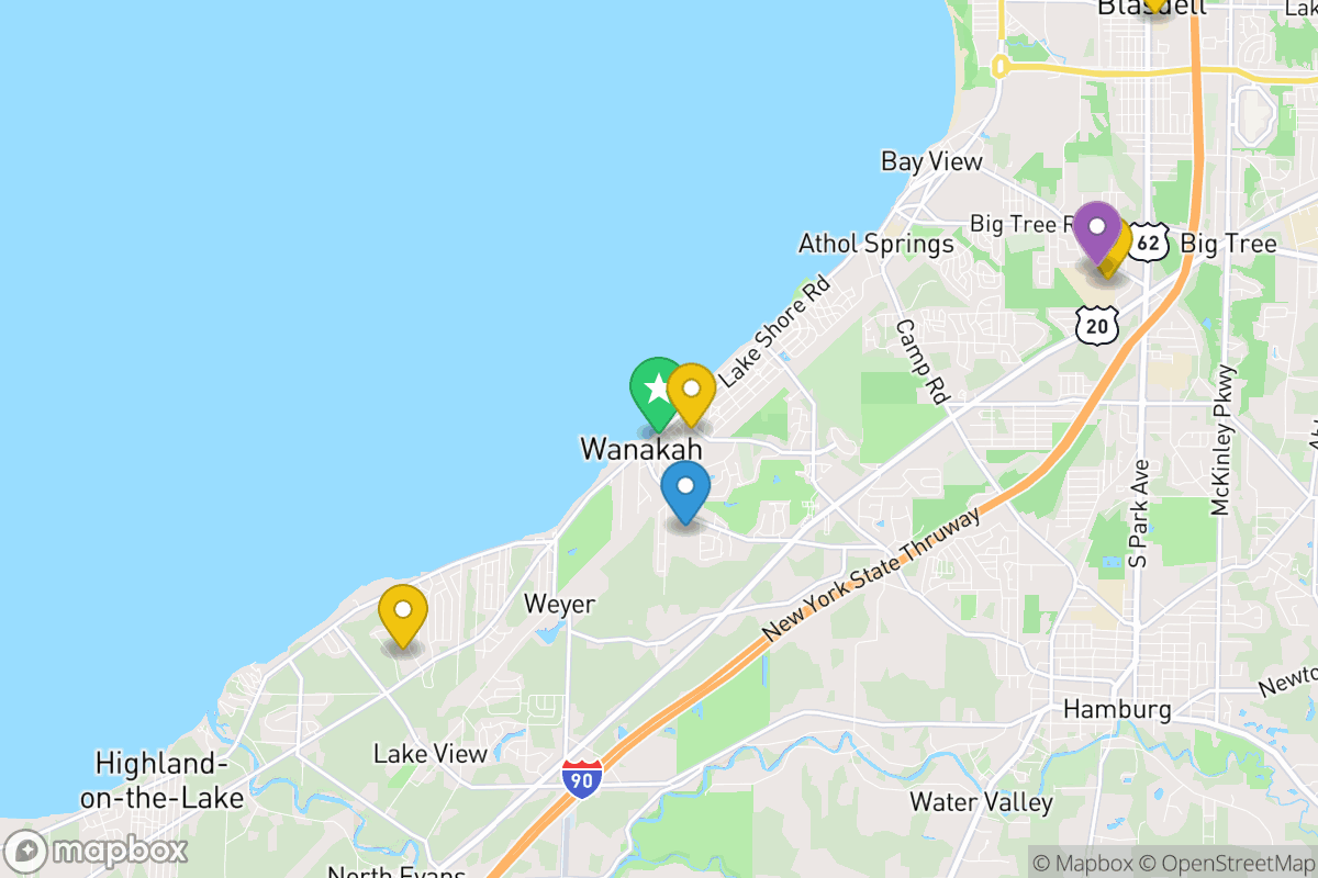 Map of Frontier Central School District