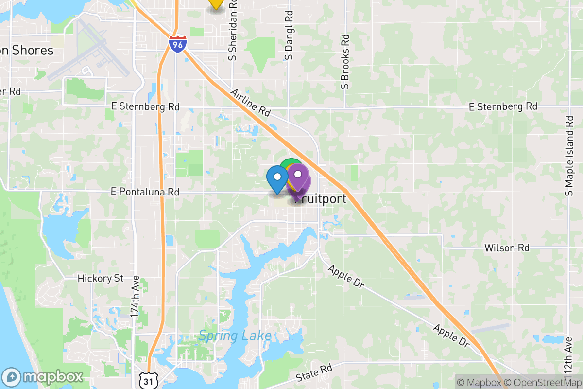 Map of Fruitport Community Schools