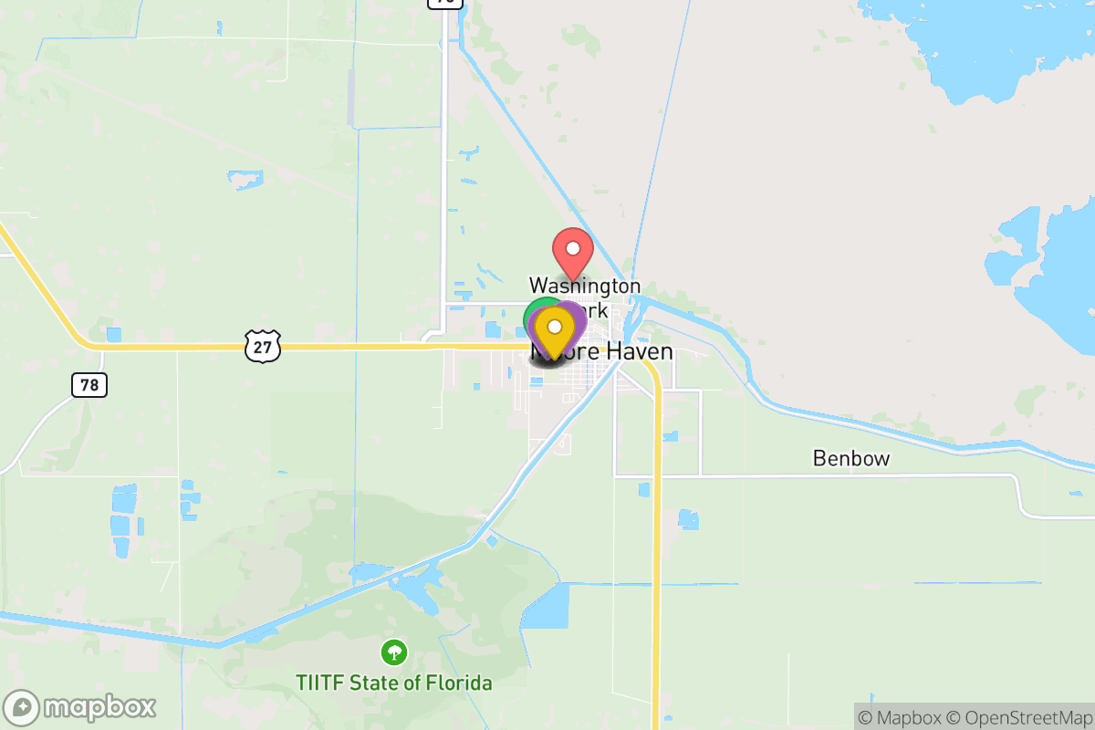 Map of Glades County Schools