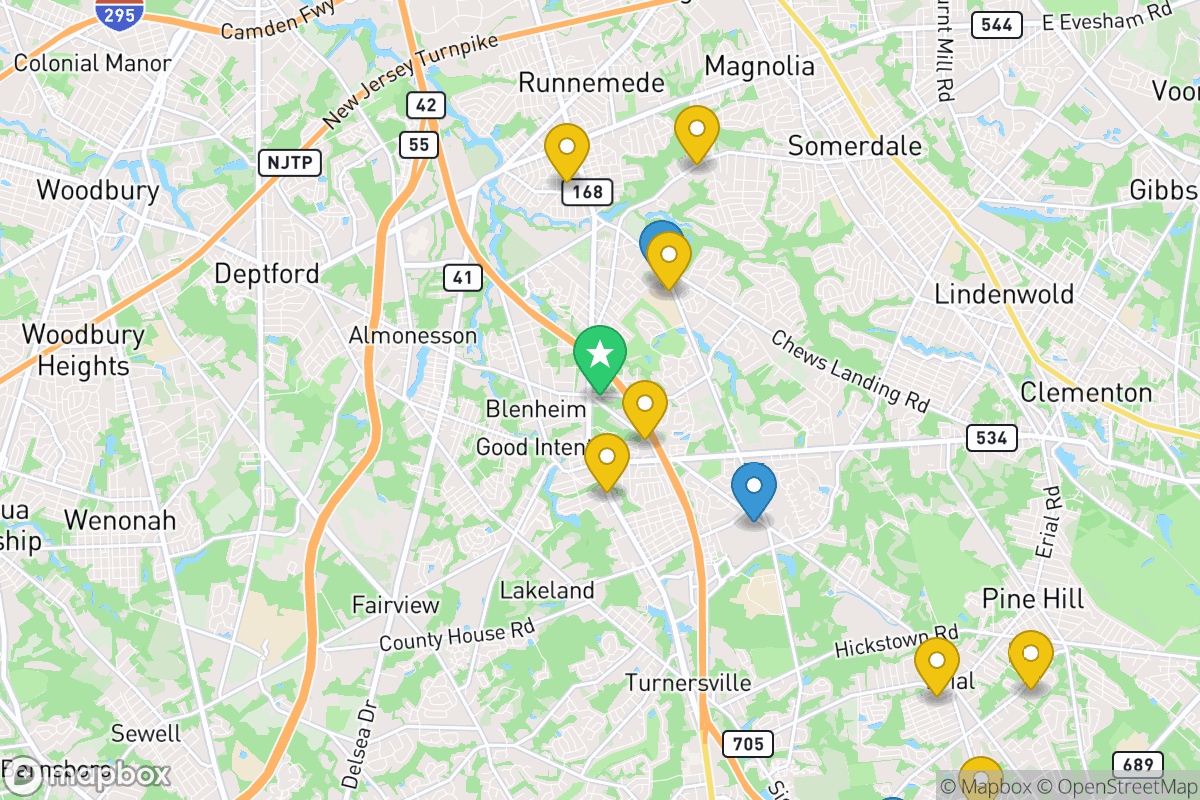 Map of Gloucester Township School District