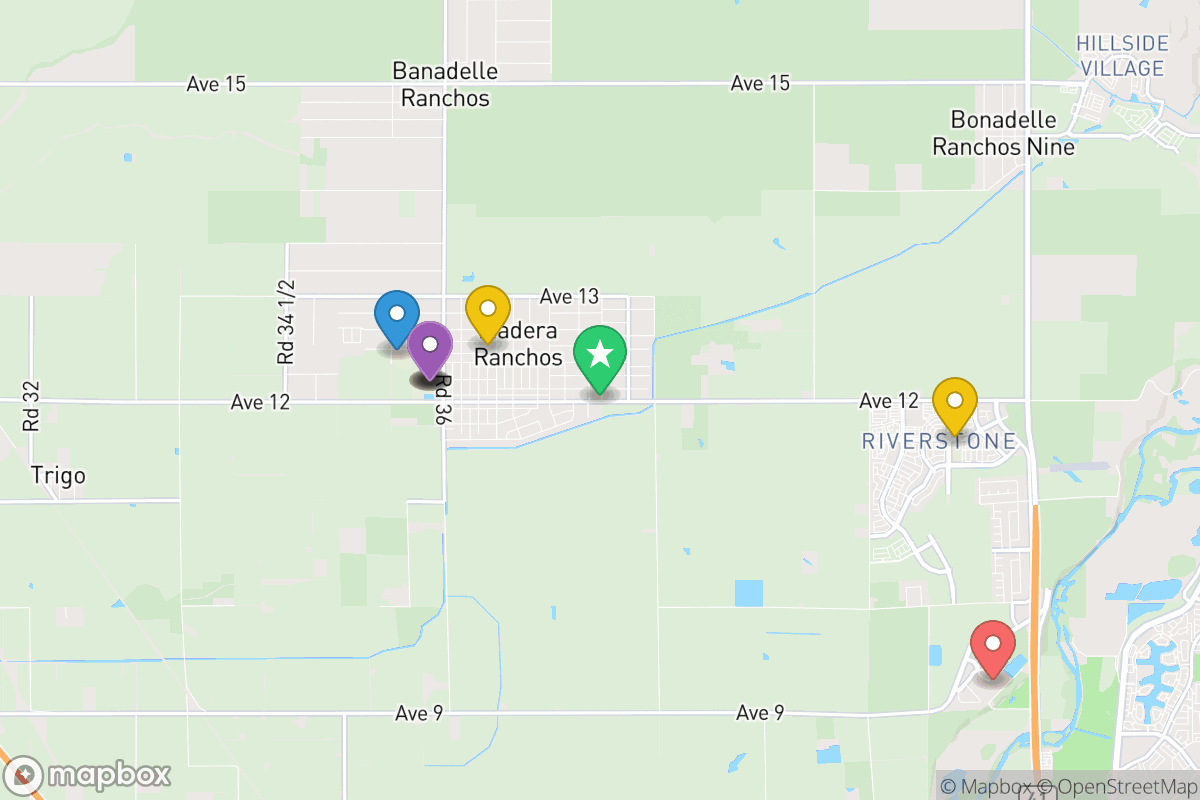 Map of Golden Valley Unified School District