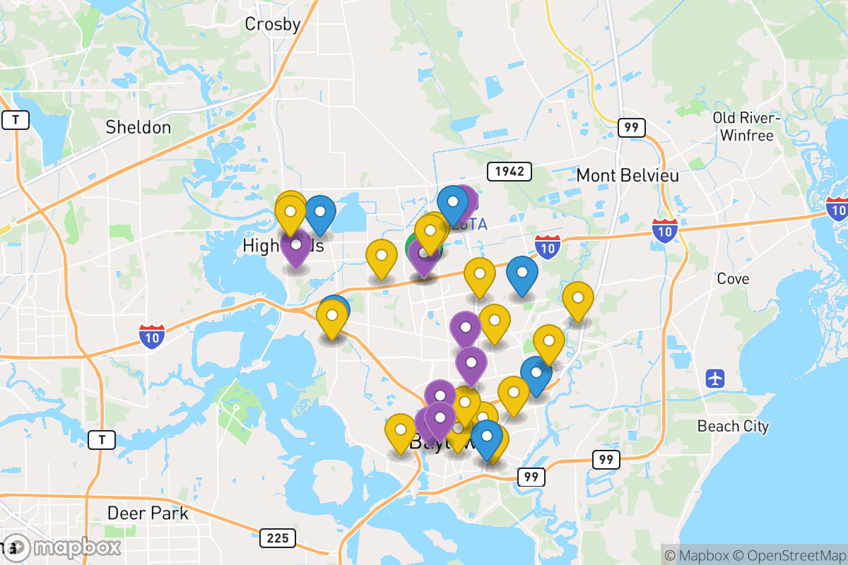 Map of Goose Creek CISD