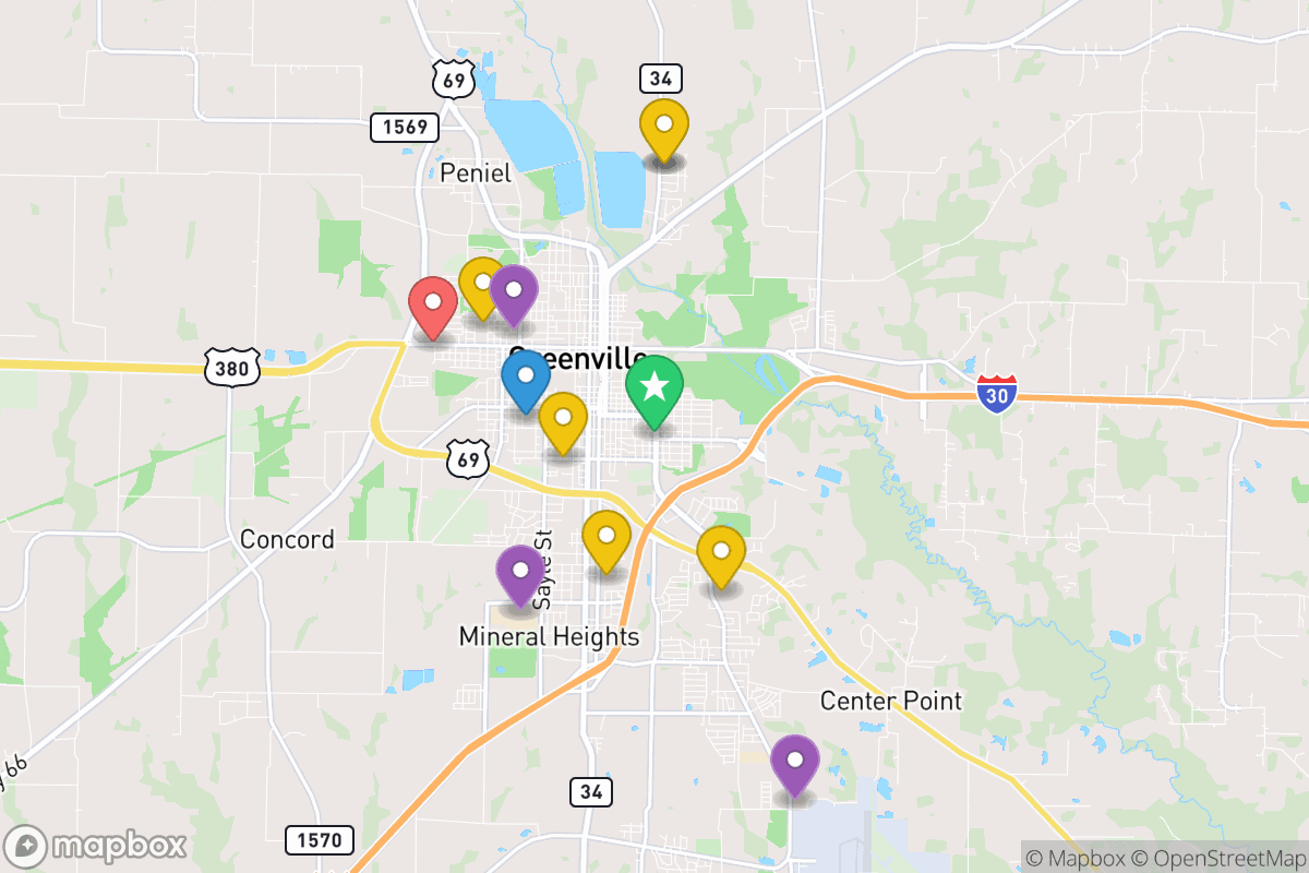 Map of Greenville ISD