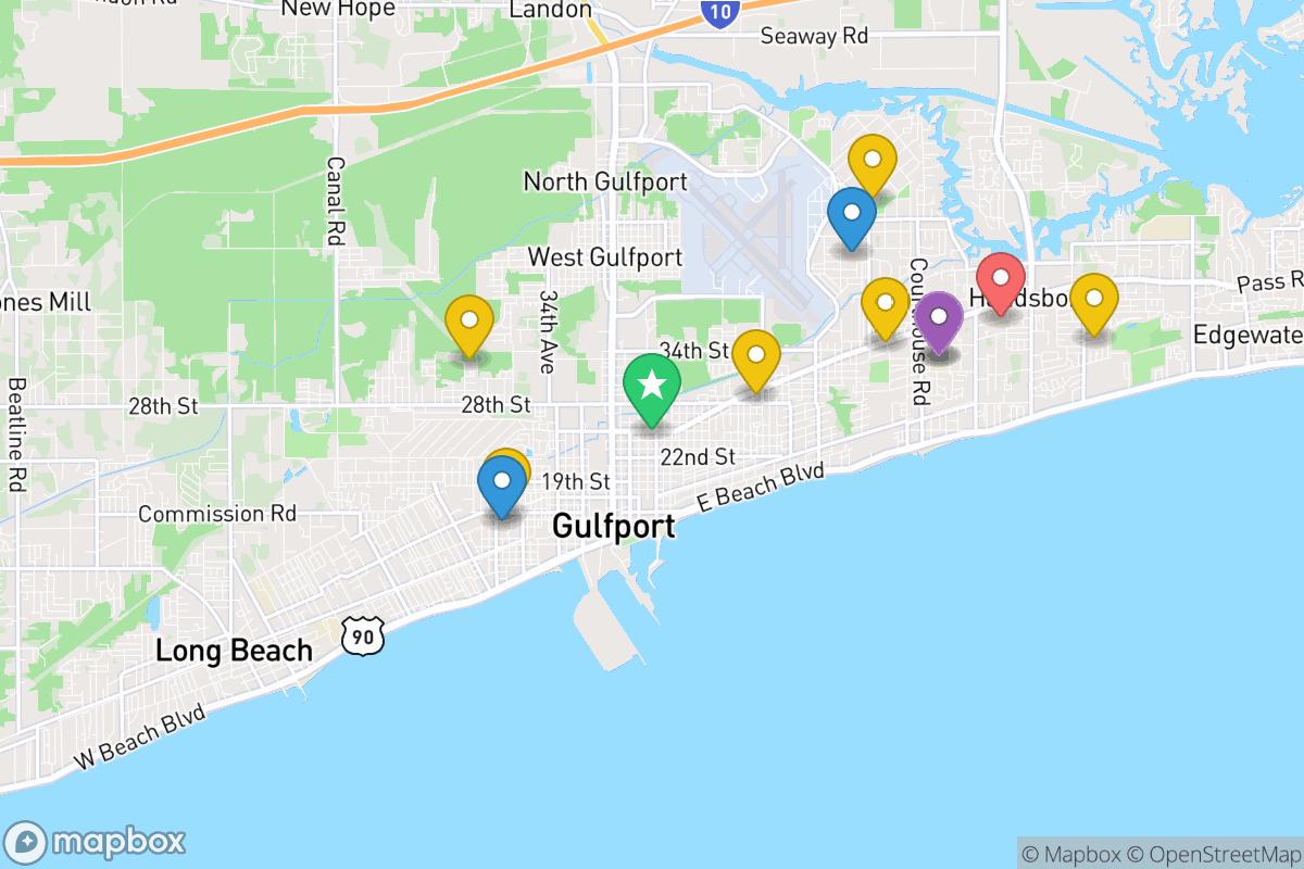 Map of Gulfport School Dist