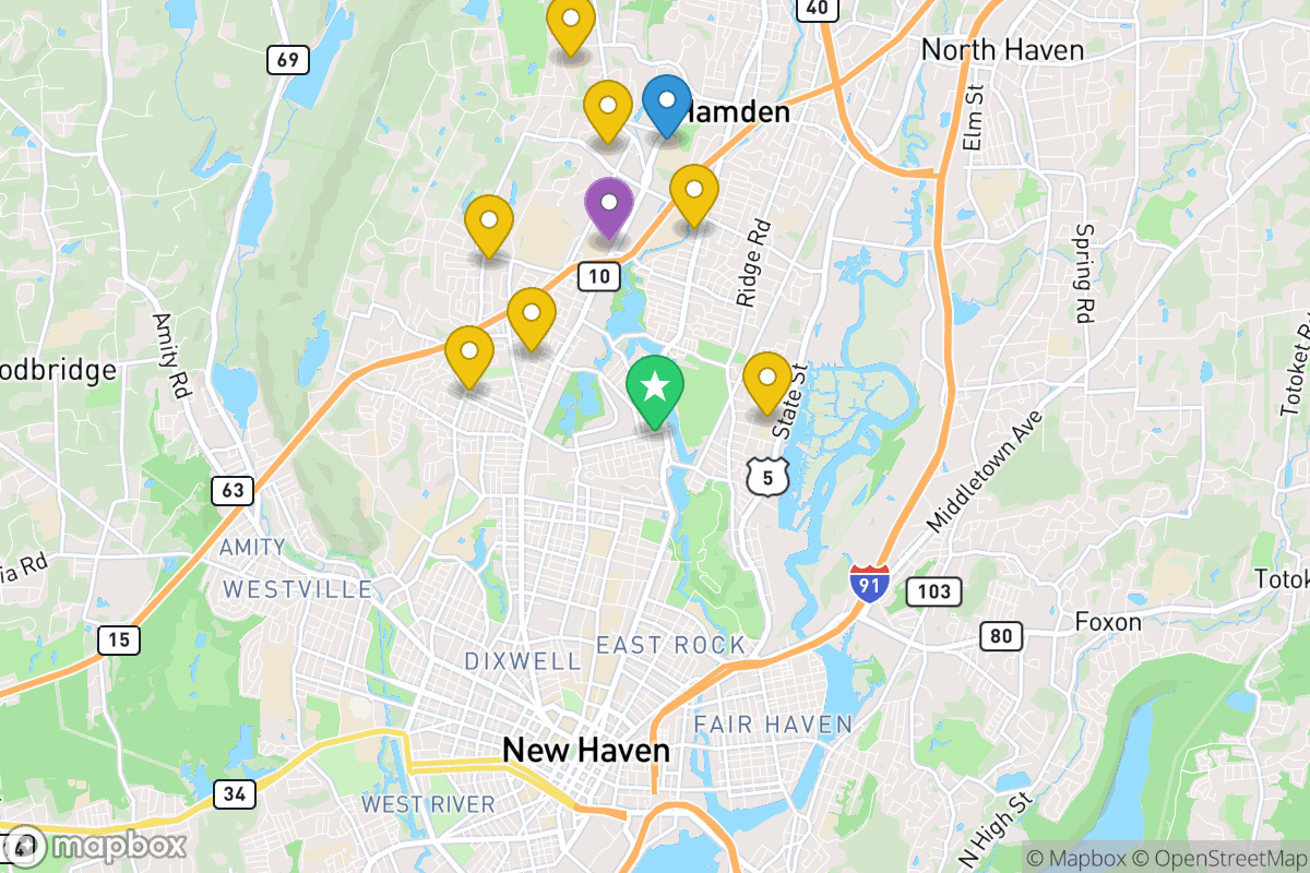 Map of Hamden School District