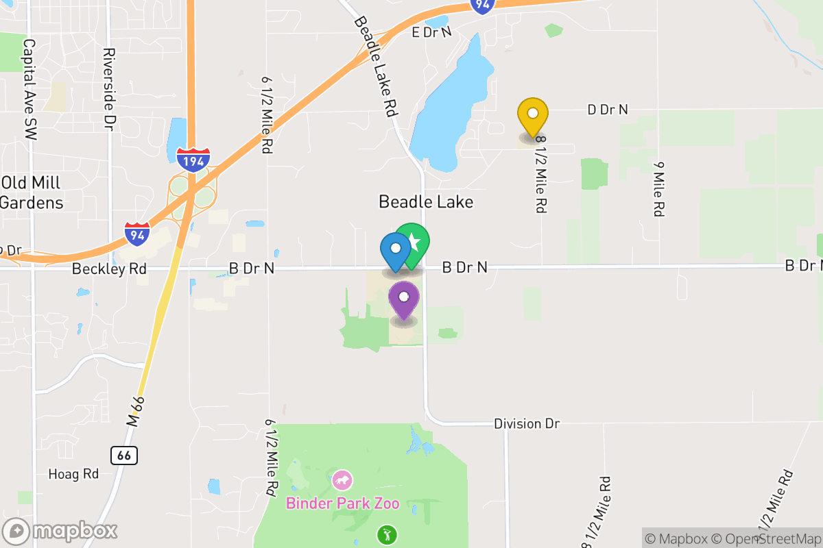 Map of Harper Creek Community Schools