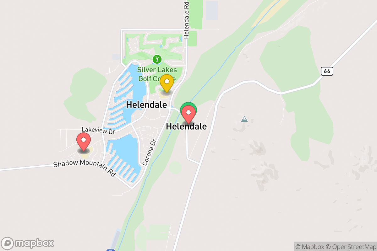 Map of Helendale Elementary School District