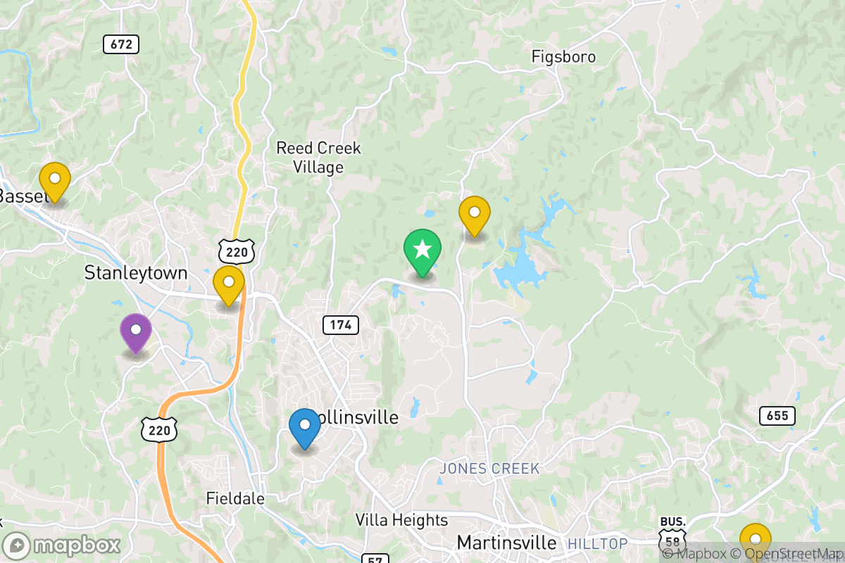 Map of Henry County Public Schools