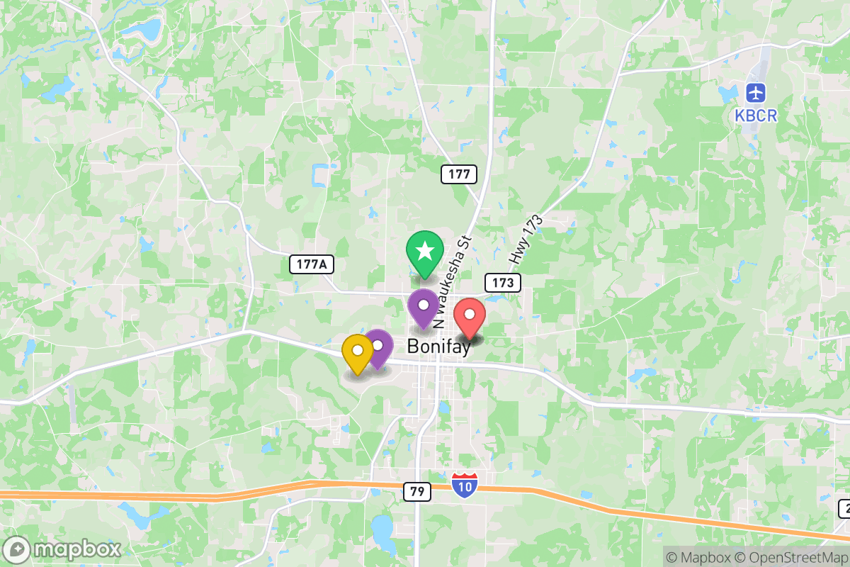 Map of Holmes County School District