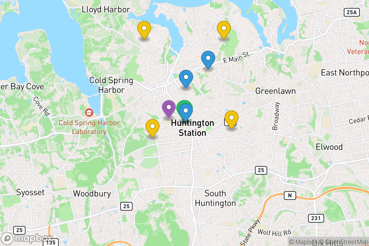 Map of Huntington Union Free School District