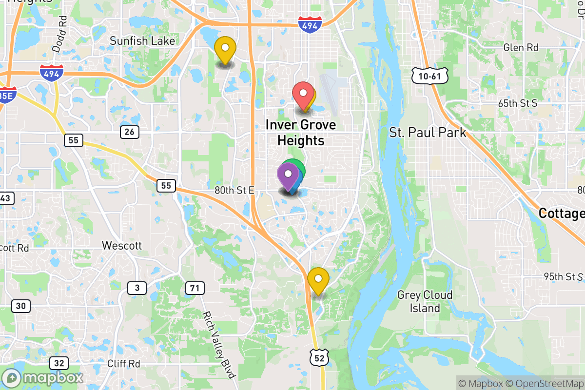 Map of Inver Grove Heights Schools