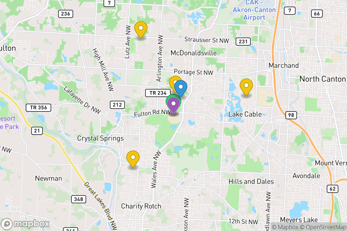 Map of Jackson Local School District