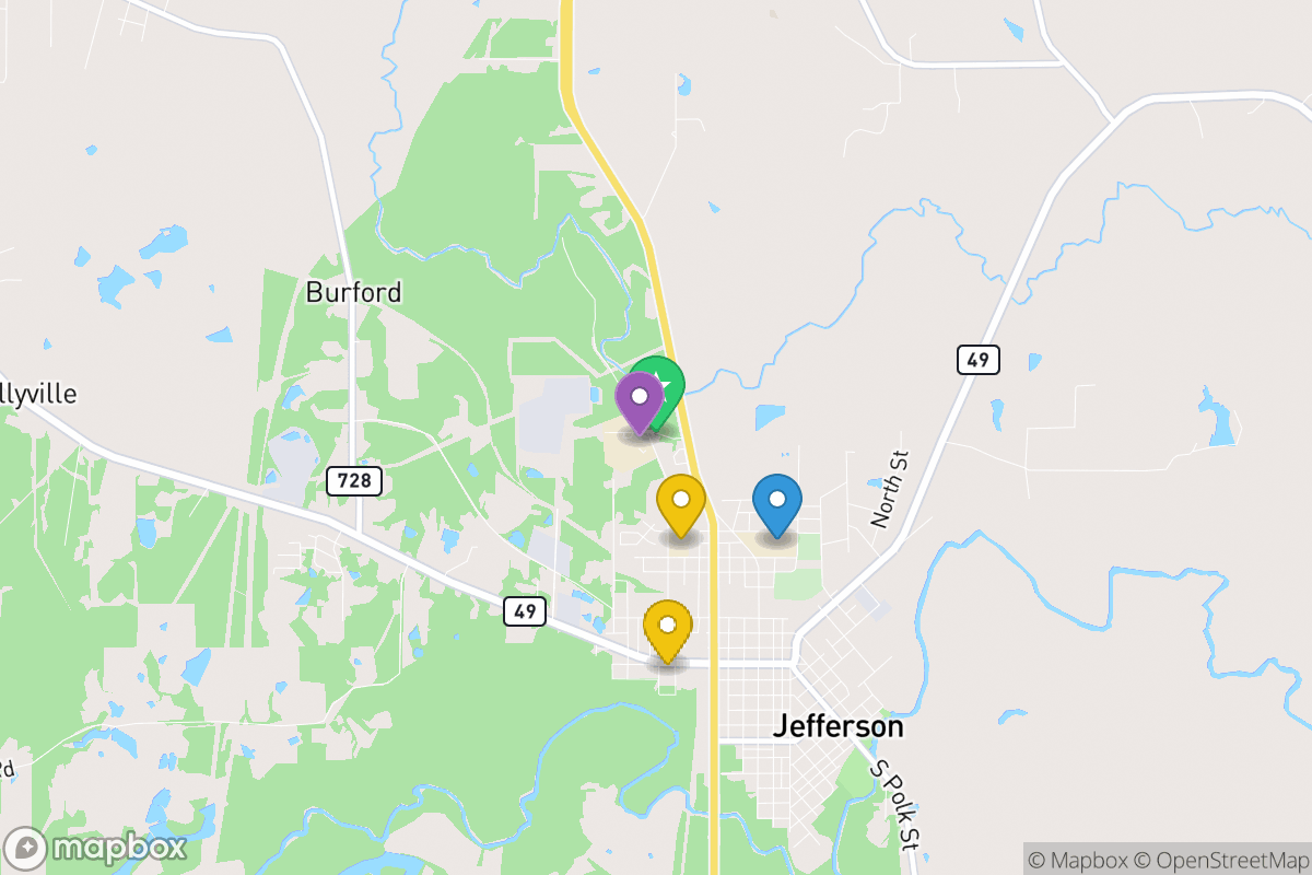 Map of Jefferson ISD